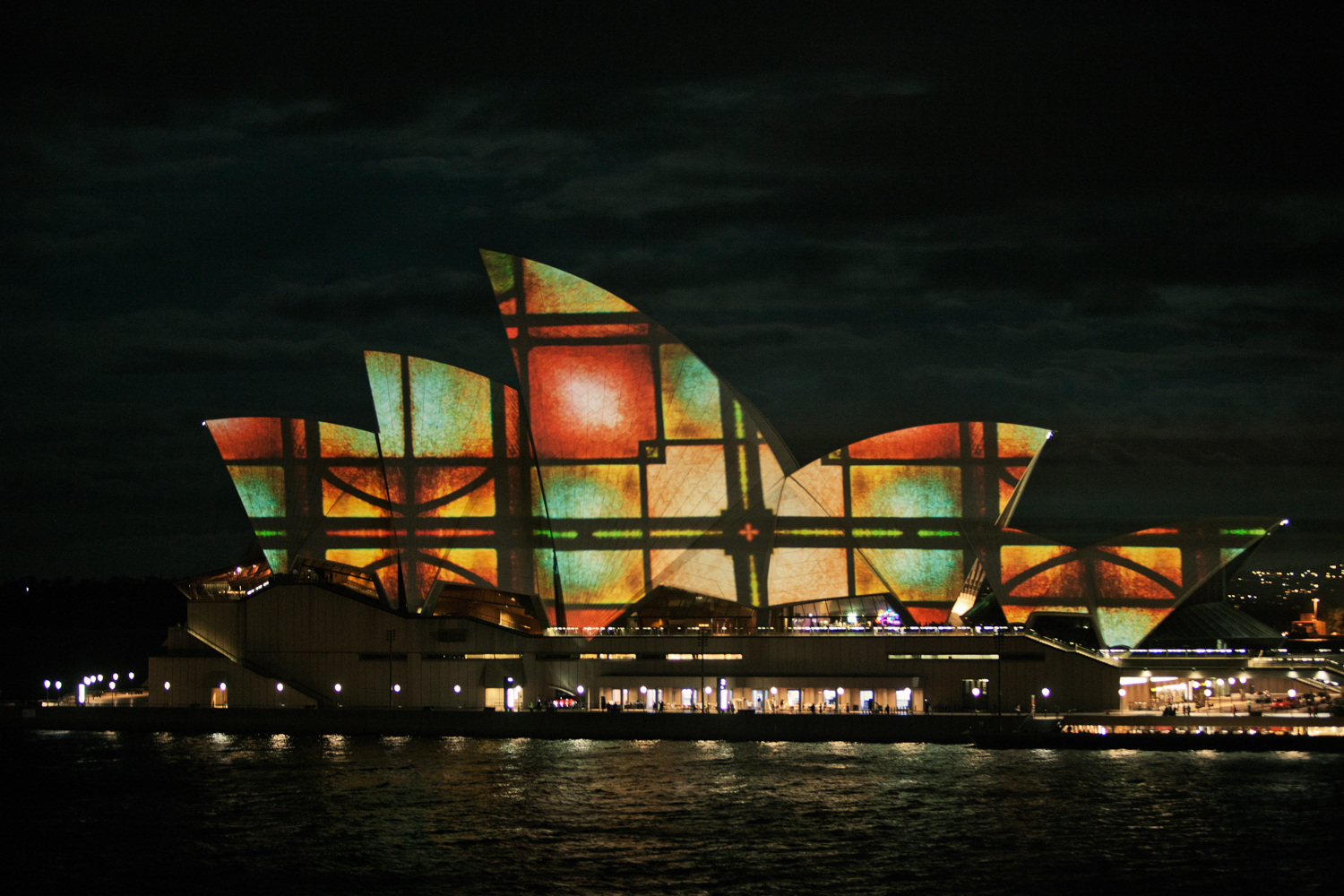 Festive gathering at Sydney Opera House by Mario Zmudzinski at Magnum Studio