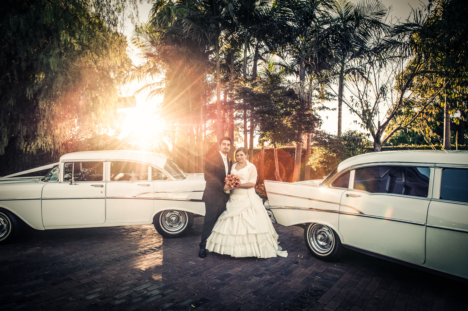 Bride and groom in the sunset | Your Wedding Day | Wedding Photography by Mario Zmudzinski